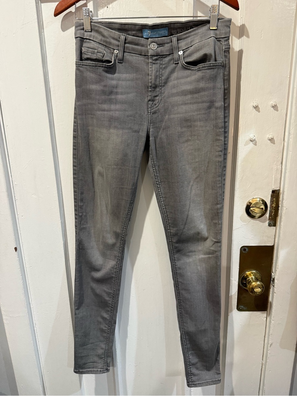 7 For All Mankind Gray Jeans Size 28